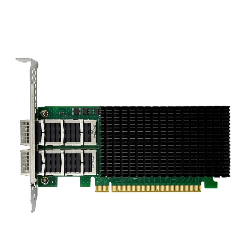 IRD-PCI8E-7336, placa de rede 100gbe qsfp28, 2 portas — foto 2 de 7