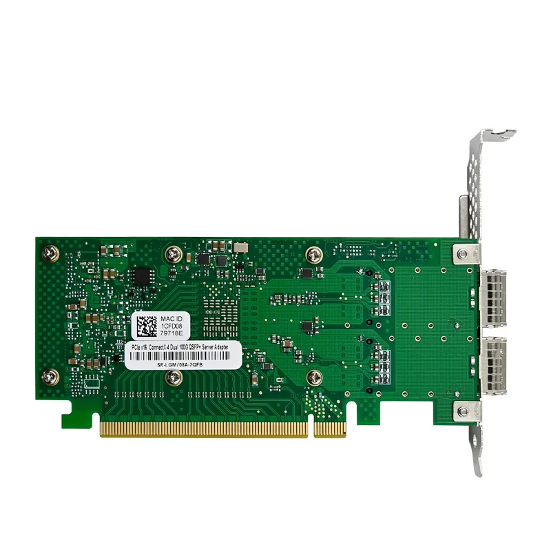 IRD-PCI8E-7336, placa de rede 100gbe qsfp28, 2 portas — foto 6 de 7