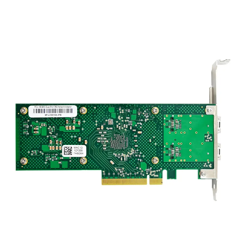 IRD-PCI8E-7341, placa de rede 25gbe sfp28, 2 portas — foto 5 de 6