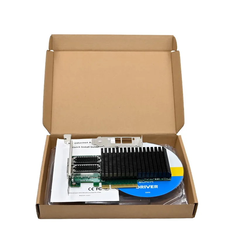 IRD-PCI8E-7374, placa de rede 10gbe sfp28, 2 portas — foto 3 de 3