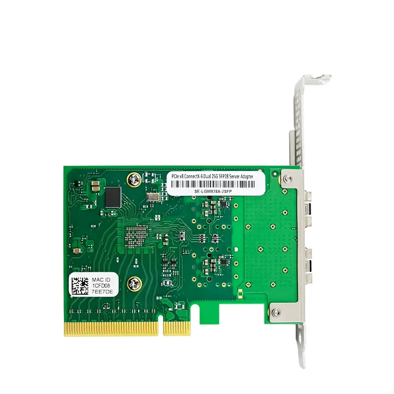 IRD-PCI8E-7436, placa de rede 25gbe sfp28, 2 portas — foto 4 de 8