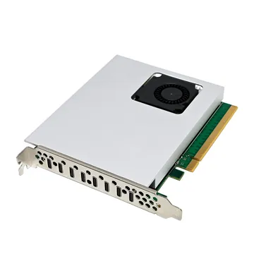 IRD-USB-695, placa de captura usb 3.2, 8 canais, type-c