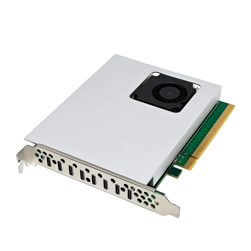 IRD-USB-695, placa de captura usb 3.2, 8 canais, type-c