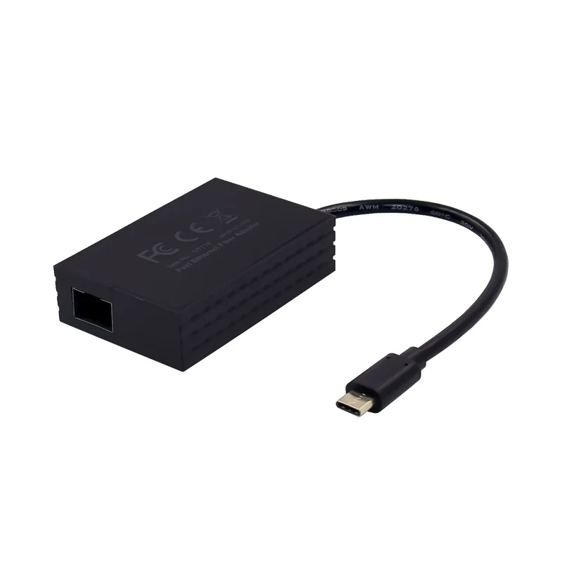 IRD-USBE-716, adaptador usb-ethernet 100 mbps sfp, usb-c — foto 2 de 3