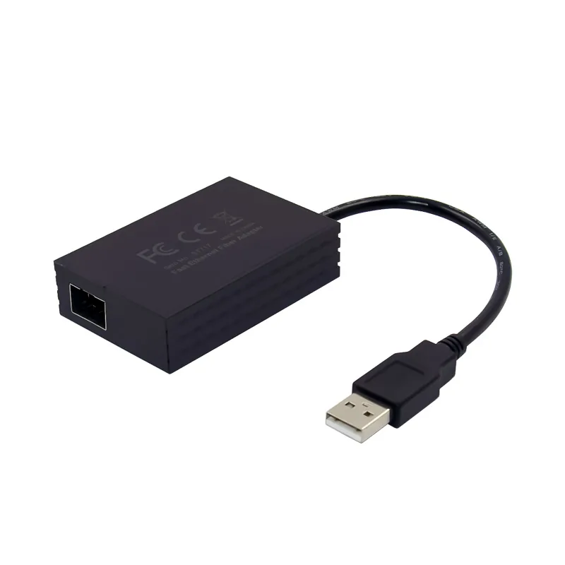 IRD-USBE-717, adaptador usb-ethernet 100 mbps sfp, usb-a — foto 2 de 3